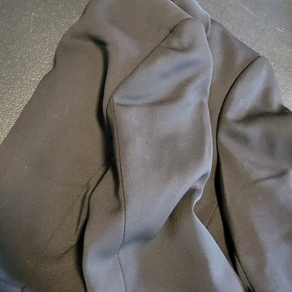 Lauren Ralph Lauren Club Jacket Women's Petite Sz 6 Black Preppy *FLAW* - Picture 14 of 14